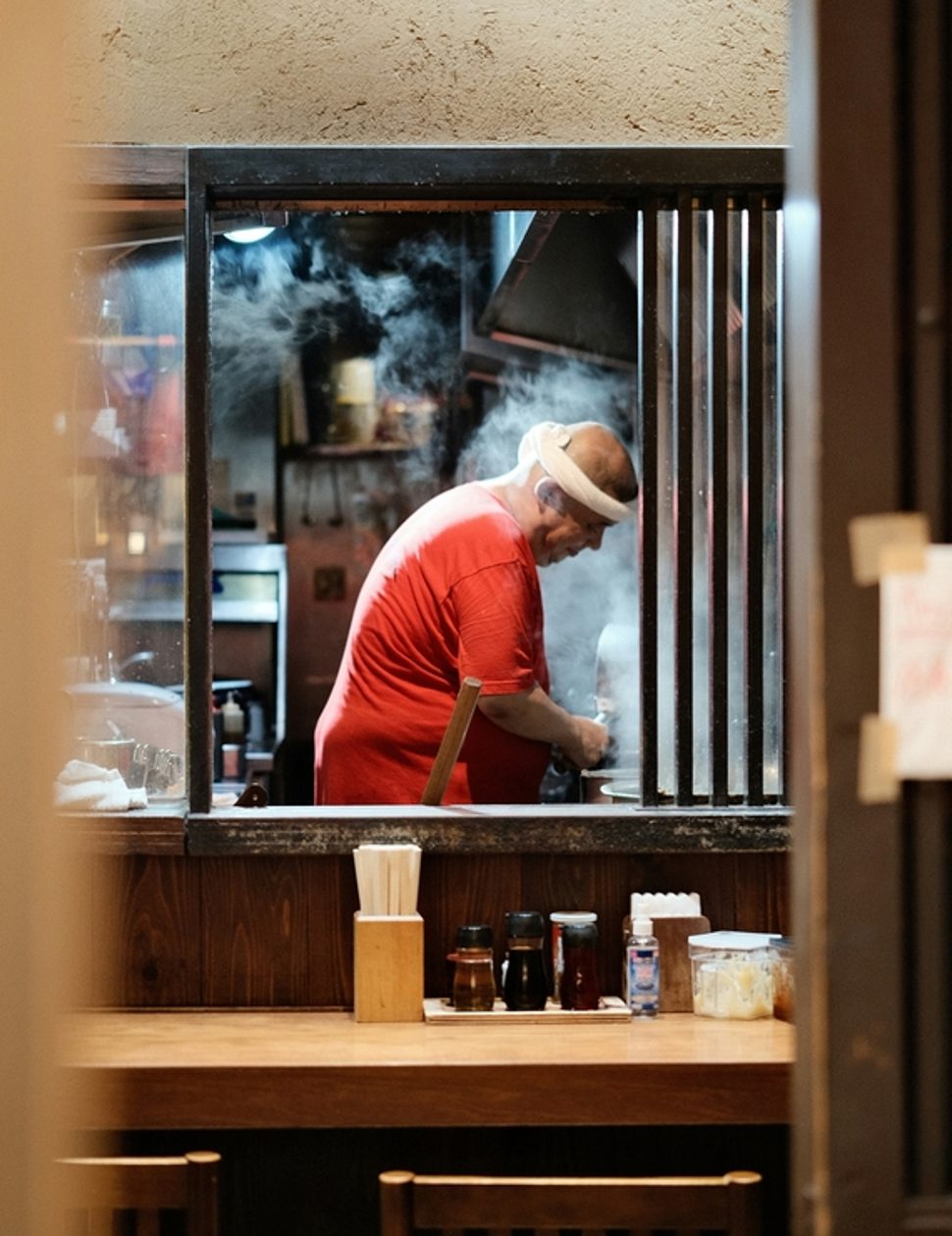 Ramen bar in Japan