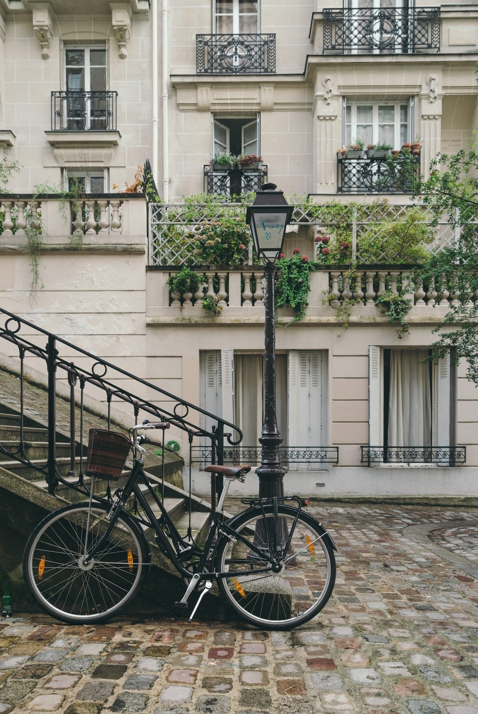 European city with bike
