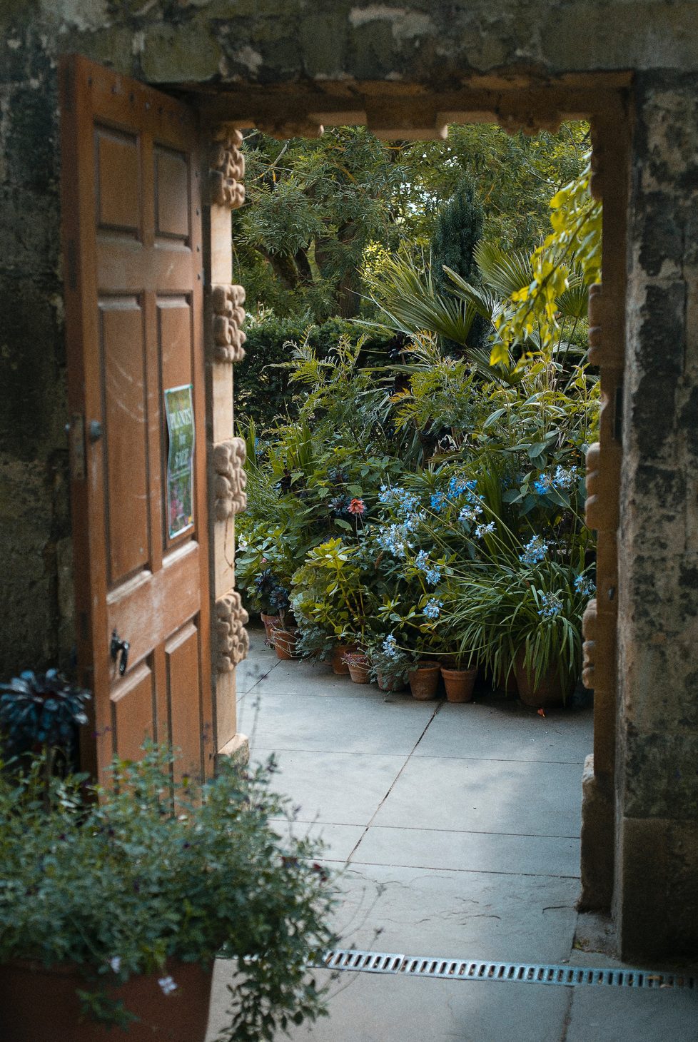 A doorway in Oxford to a