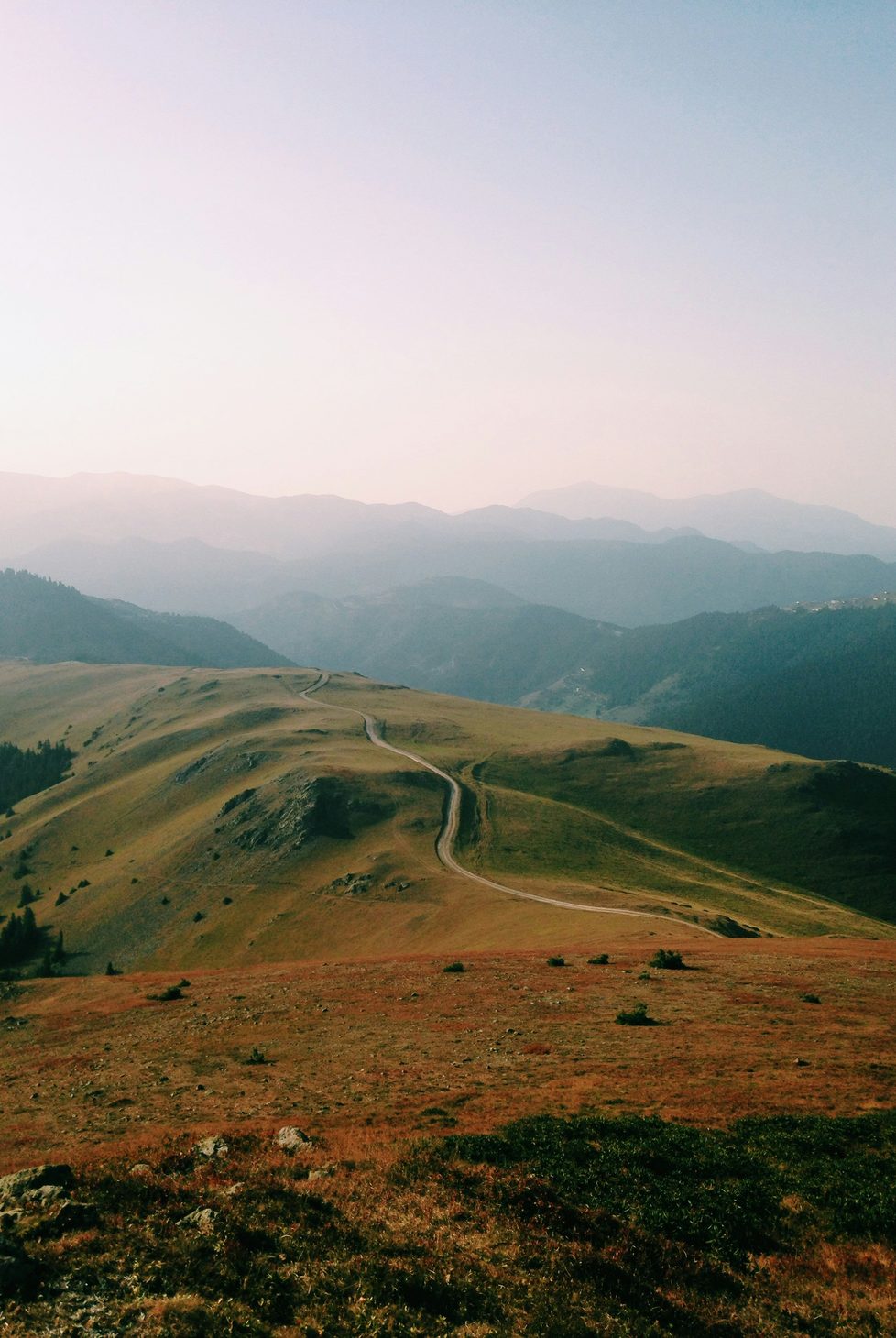 Mountains on a clear day