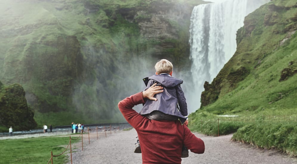 Family in Iceland