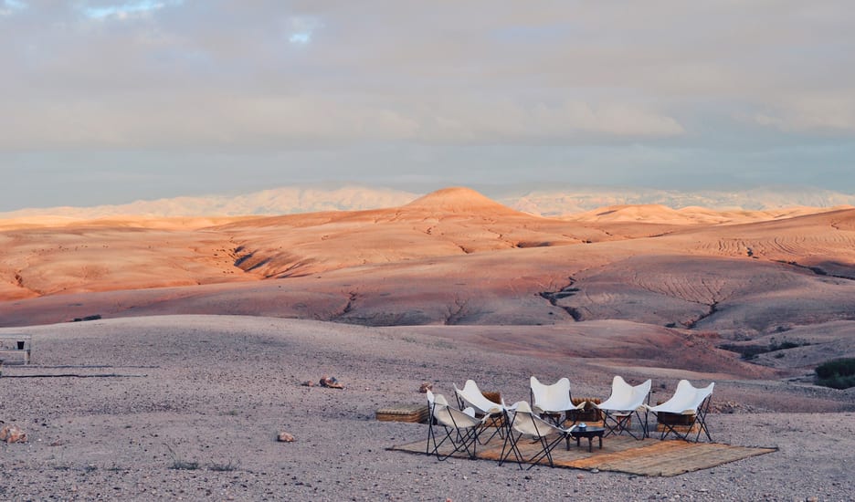 Agafay Desert in Morocco