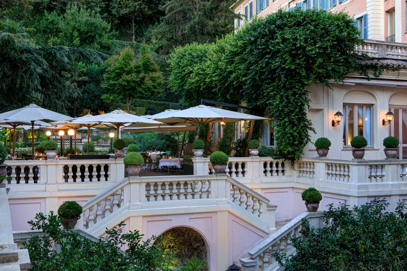 Le Jardin de Russie is the place to see and be seen in Rome