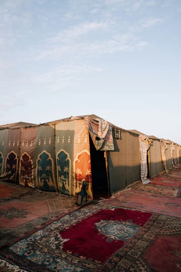 Morocco souk tents