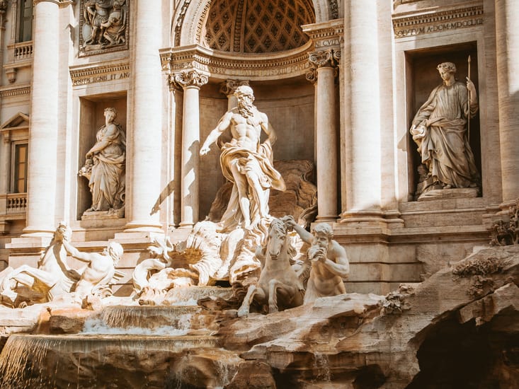 The Trevi fountain, Rome