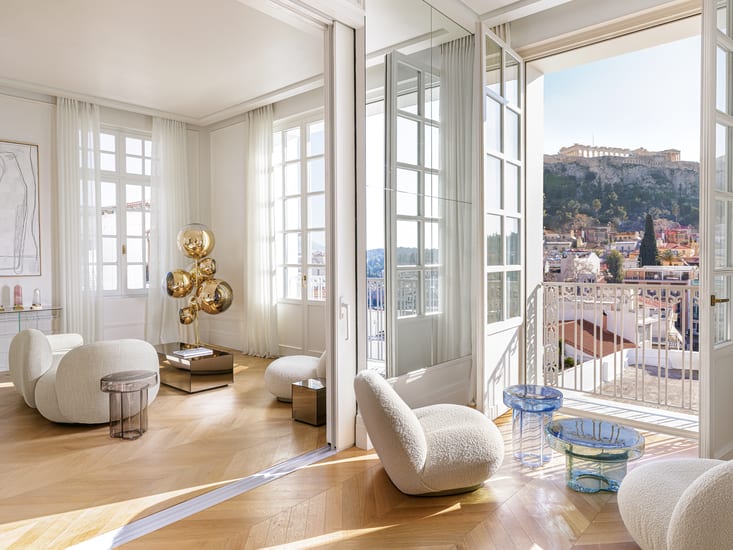 the dolli hotel room in athens in greece