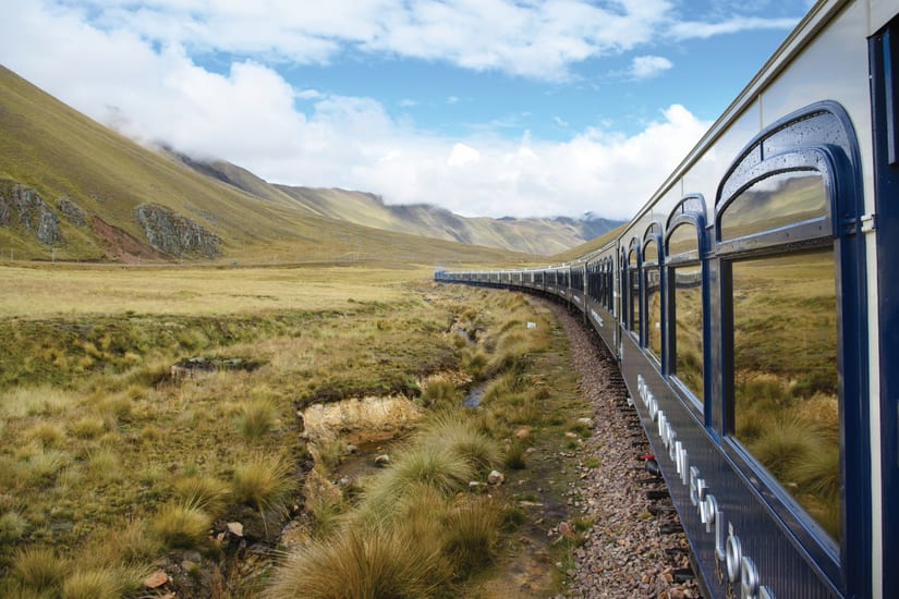 Belmond Andean Explorer train in Peru