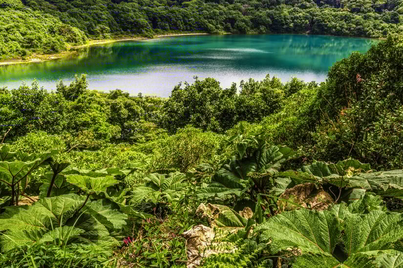 lake near Poas Volcano in costa rica