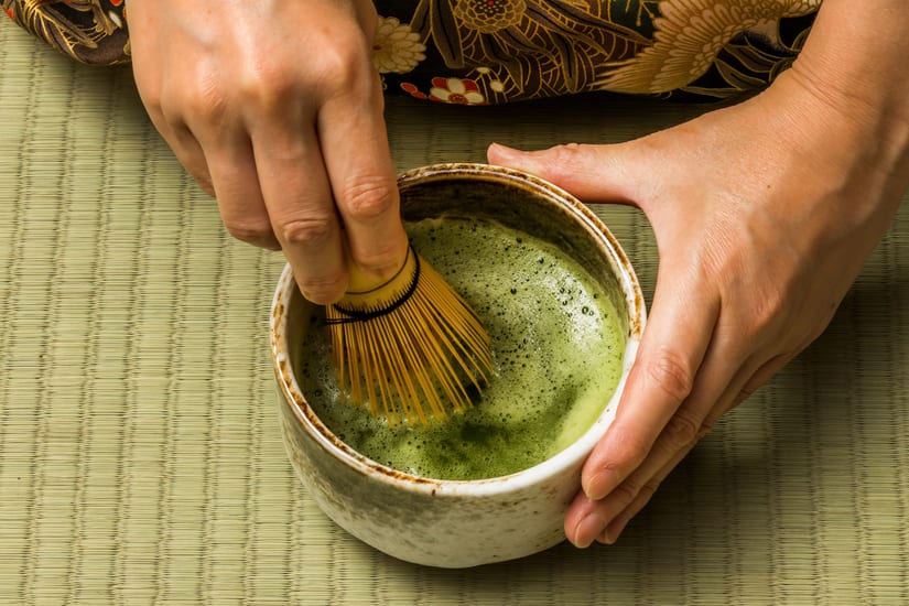 japanese tea ceremony in kyoto in japan
