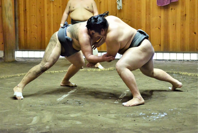 sumo stables in tokyo in japan