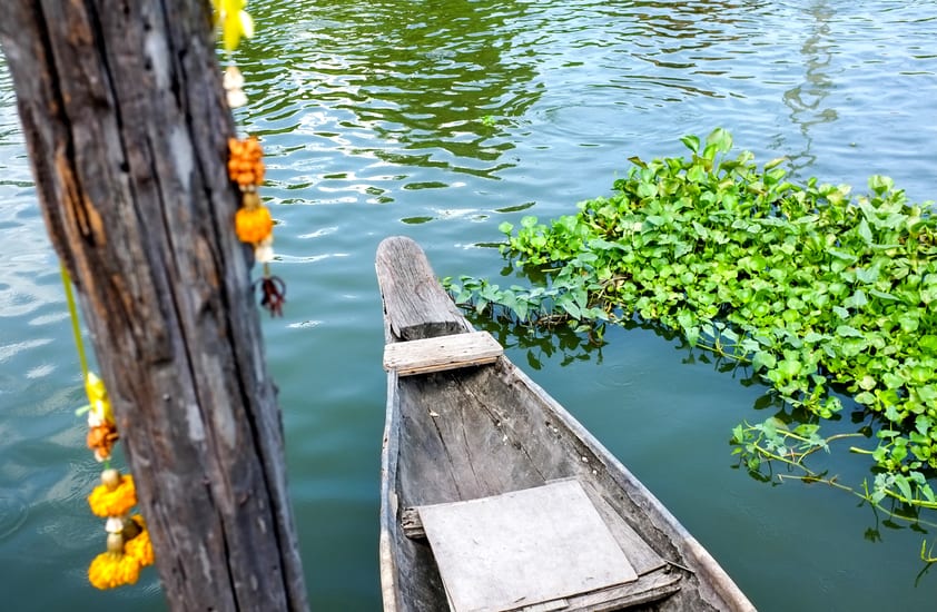 Canal boat in bangkok in Thailand