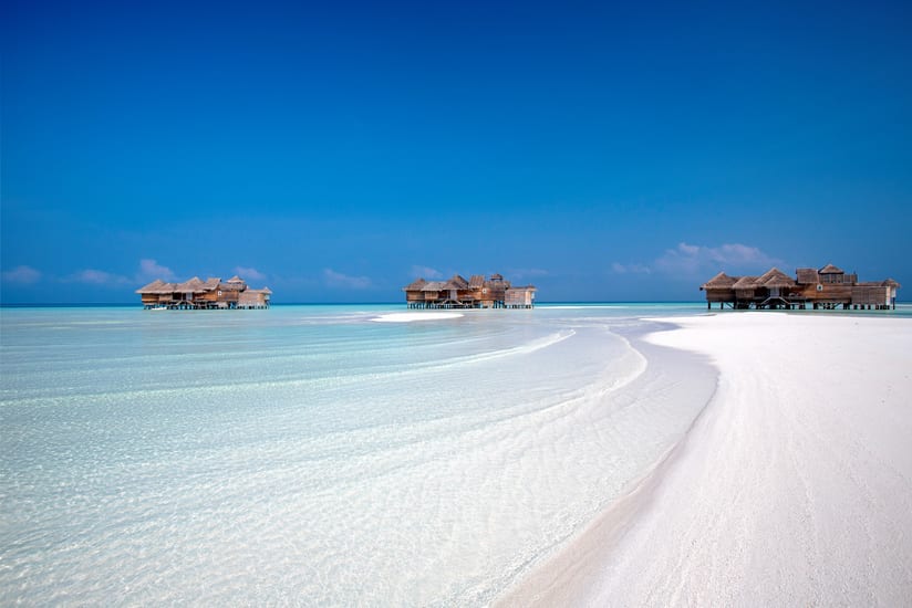 Gili Lankanfushi Crusoe Residences View from Palm Beach in the Maldives