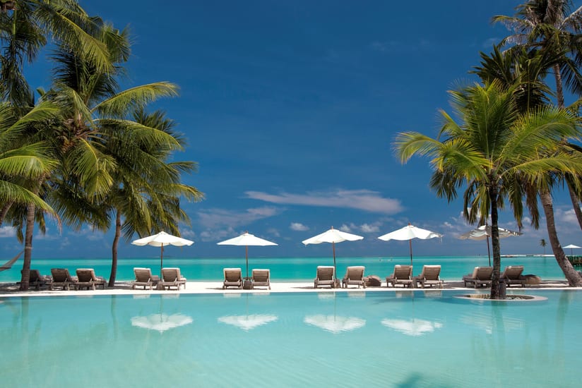 Gili Lankanfushi Swimming Pool in the maldives