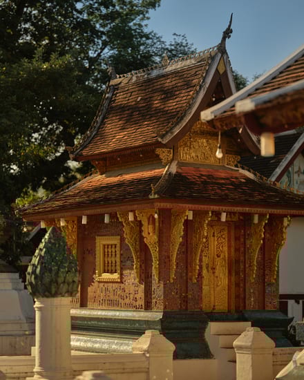 temple in luang prabang in laos