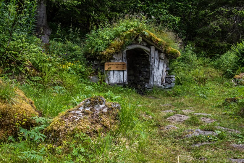 Skageflå farm near alesund in norway