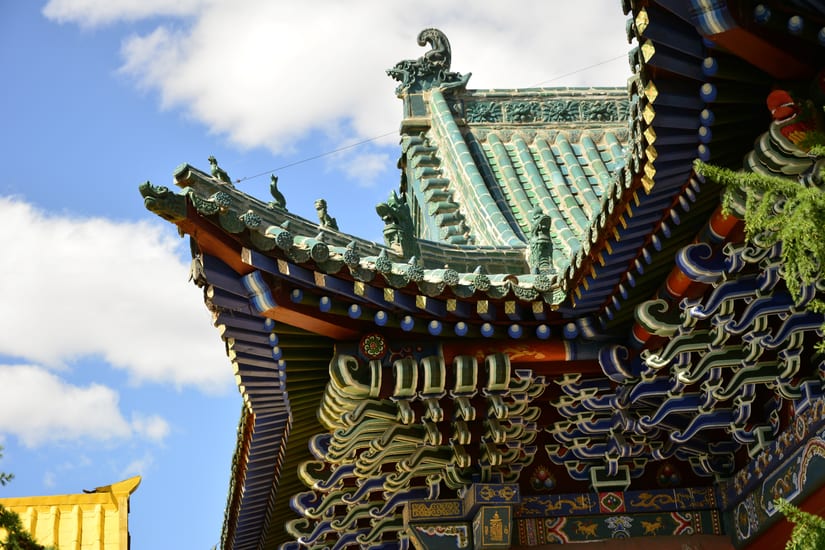 Mongolian Bogd Khan museum in Ulaanbaatar in mongolia