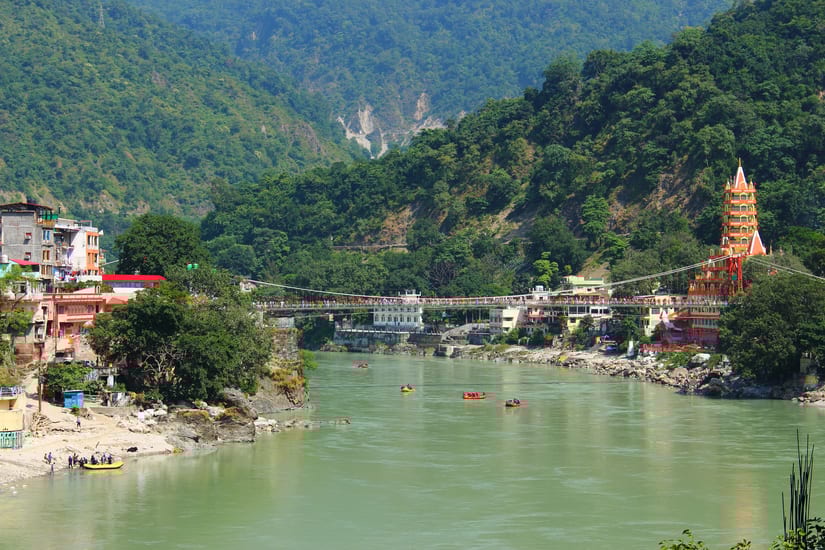 rishikesh holy city in uttarakhand in india