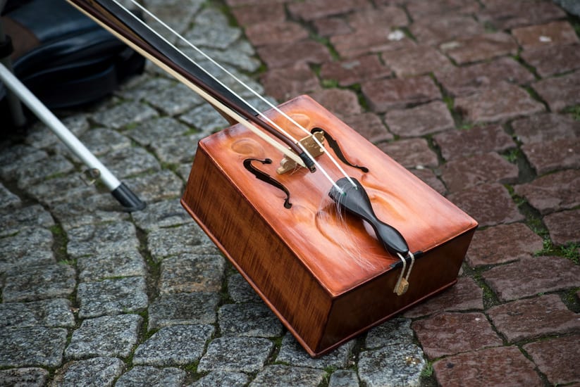 traditional mongolian violin in mongolia