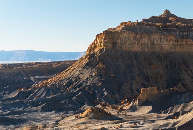 canyon near Amangiri hotel in canyon point in utah in usa